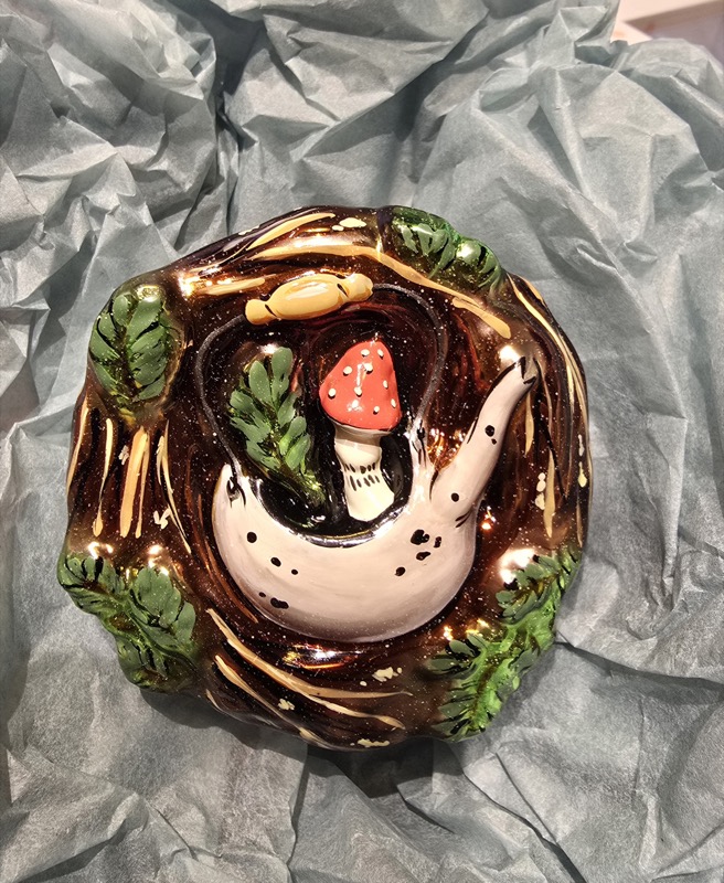 чайник в гнезде