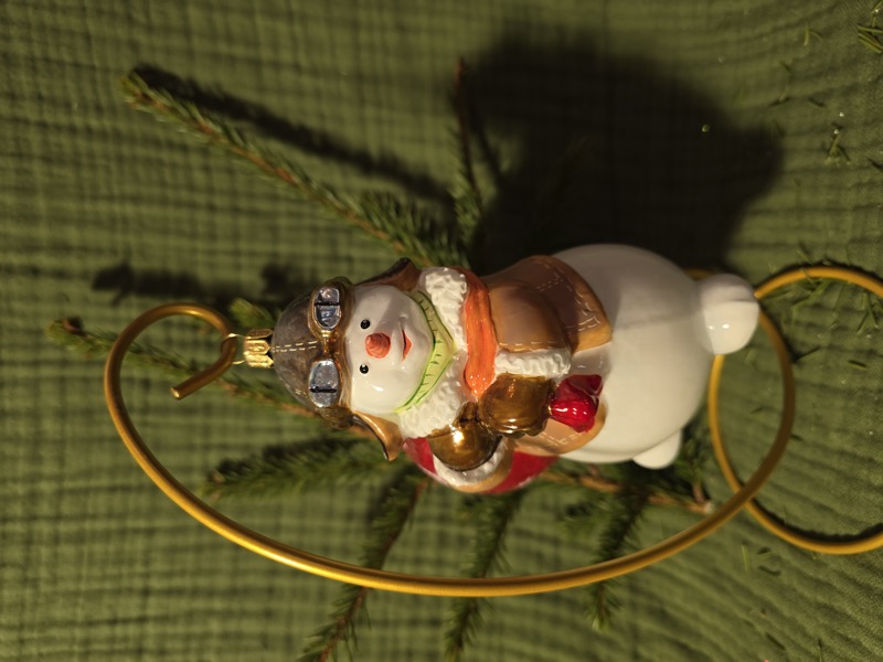 снеговик летчик