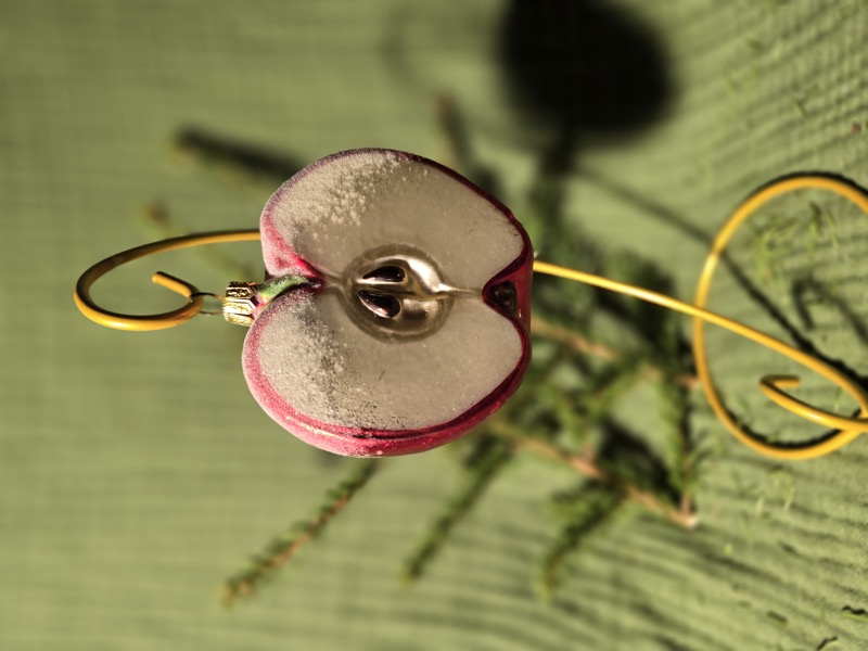 половинка яблока