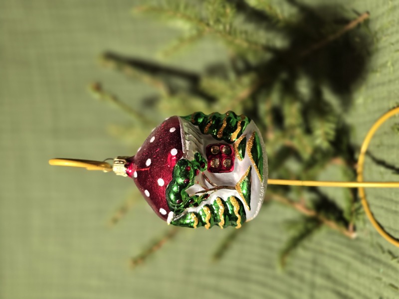 домик мухомор