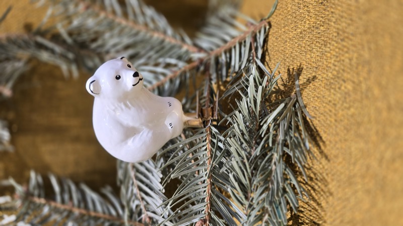 белый мишка